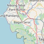 Peta lokasi: Bagan Serai, Malaysia untuk keperluan jadwal sholat