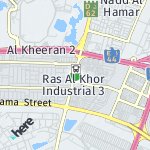 Peta lokasi: Ras Al Khor Industrial Area, Uni Emirat Arab