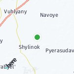 Peta lokasi: Shylin, Belarusia