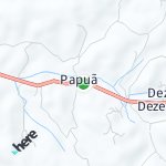 Peta lokasi: Papuã, Brasil