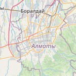 Peta lokasi: Almati, Kazakhstan