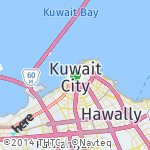 Peta lokasi: Kota Kuwait, Kuwait