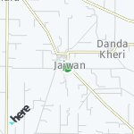 Peta wilayah Jajavan, India