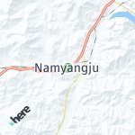 Peta lokasi: Namyangju, Korea Selatan