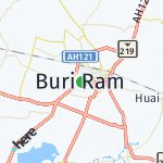 Peta lokasi: Buri Ram, Thailand