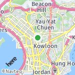 Peta lokasi: Mong Kok, Hong Kong-Cina