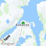Peta lokasi: Kirkenes, Norwegia