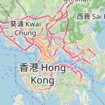 Peta lokasi: Ho Man Tin, Hong Kong-Cina untuk keperluan jadwal sholat