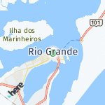 Peta lokasi: Rio Grande, Brasil