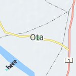Peta lokasi: Ota, Jepang