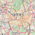 Peta lokasi: Yongsan, Korea Selatan untuk keperluan jadwal sholat