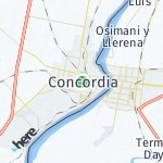 Peta lokasi: Concordia, Argentina