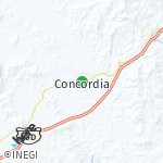 Peta lokasi: Concordia, Meksiko