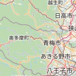 Peta lokasi: Akiruno, Jepang