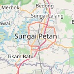 Peta lokasi: Taman Pekan Baru, Malaysia untuk keperluan jadwal sholat
