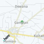 Peta lokasi: Gangtan, India