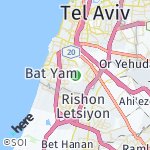 Peta lokasi: Holon, Israel