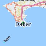 Peta lokasi: Dakar, Senegal
