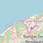 Peta lokasi: Kampung Tungku, Brunei Darussalam