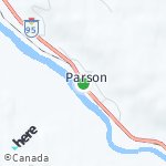 Peta lokasi: Parson, Kanada