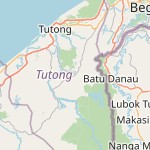 Peta lokasi: Lamunin, Brunei Darussalam untuk keperluan jadwal sholat