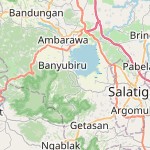 Peta lokasi: Banyubiru, Indonesia untuk keperluan jadwal sholat