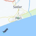 Peta lokasi: Puri, India