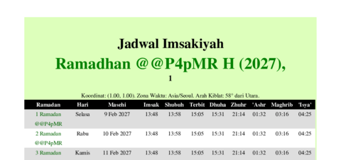 gambar Imsakiyah Ramadhan @@P4pMR H (2027) untuk 1