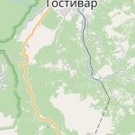 Map for location: Donja Mitrovica, North Macedonia