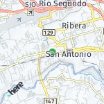 Map for location: Labores, Costa Rica