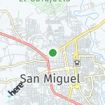 Map for location: Colonia Abdala, El Salvador