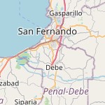 Map for location: Debe, Trinidad and Tobago