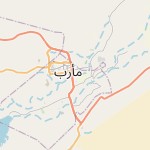 Map for location: Ma'Rib, Yemen
