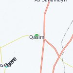 Map for location: Qasim, Syria