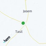 Map for location: Nawa, Syria