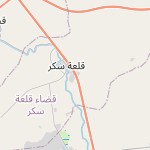 Map for location: Qal At Sukhar, Iraq