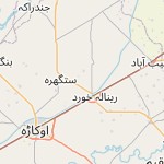 Map for location: Renala Khurd, Pakistan