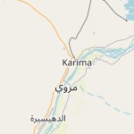 Map for location: Marawi, Sudan