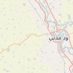 Map for location: Al Madinah, Sudan