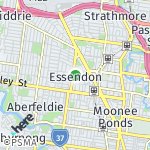 Map for location: Essendon, Australia