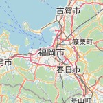 Map for location: Fukuoka-shi, Japan