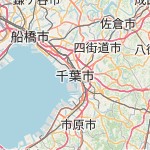 Map for location: Chiba-shi, Japan