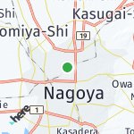 Map for location: Nagoya-shi, Japan