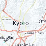 Map for location: Kyoto-shi, Japan