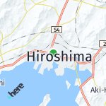 Map for location: Hiroshima-shi, Japan