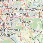 Map for location: Pontault-Combault, France