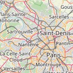 Map for location: Colombes, France