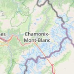 Map for location: Chamonix-Mont-Blanc, France