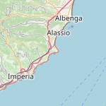 Map for location: Andora, Italy