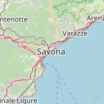 Map for location: Savona, Italy